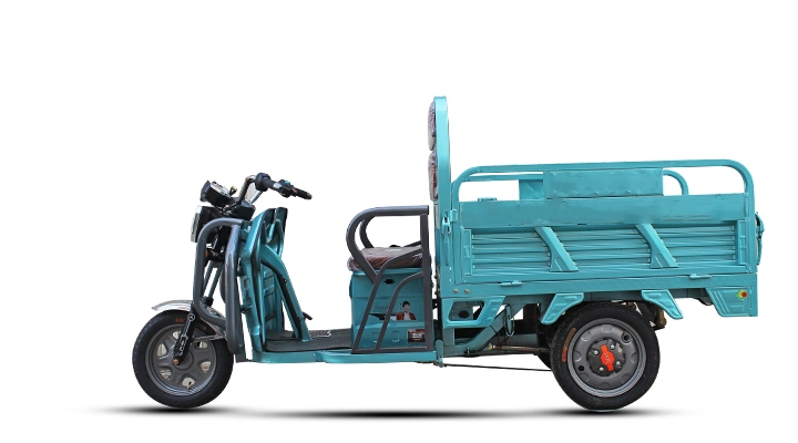 Three Wheel 500W 800W Electric Tricycle for Cargo Factory Manufacture Cheap Price Electric Cargo Tricycle with Mudguards