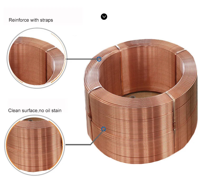 High Quality Refrigeration Air Conditioner Connecting Copper Pipe Manufacture Pancake Coil Copper Tube