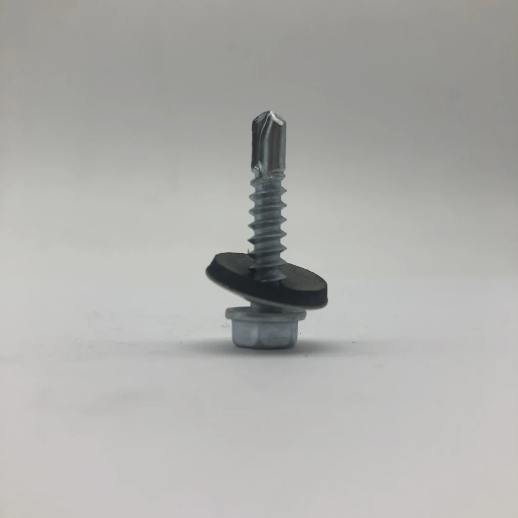 DIN7504K Hex Head Drilling Screw with EPDM Bond Washer