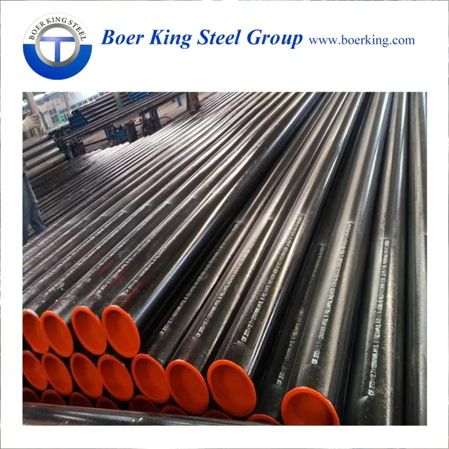 ASTM A106/Gr. B A53 St37 St52 Sch40 Alloy Seamless Steel Tube for Steel Structure