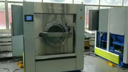 高度に自動化された100kg業務用洗濯機
