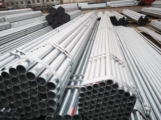 工場建材高品質 3 インチ 20 フィート円形亜鉛メッキ鋼管